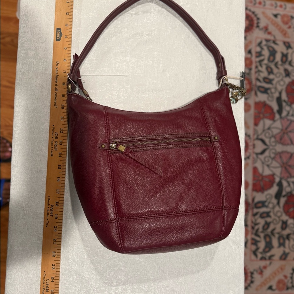 The Sak Sequoia Cabernet Leather Hobo Bag - Picture 6 of 8